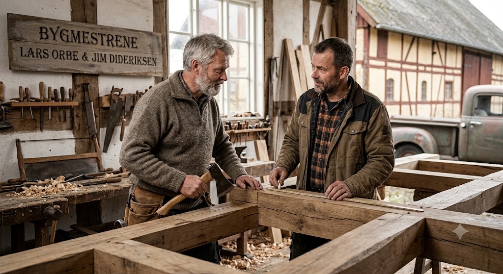 Bygmestrene Lars Orbe & Jim Dideriksen